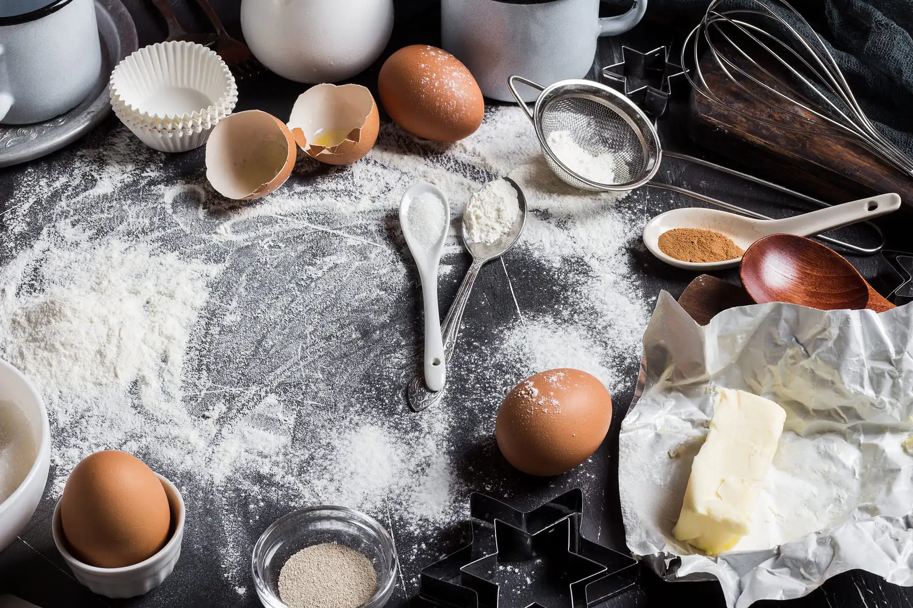 Zutaten für Käsekuchen