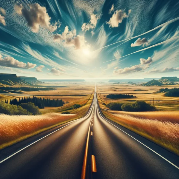 Amerika Roadtrip offene Straße und Landschaft 2025