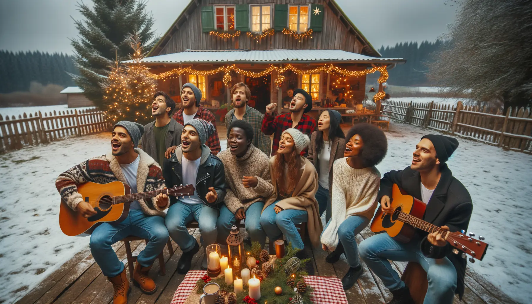 Moderne amerikanische Weihnachtslieder Party im Country-Stil 2025