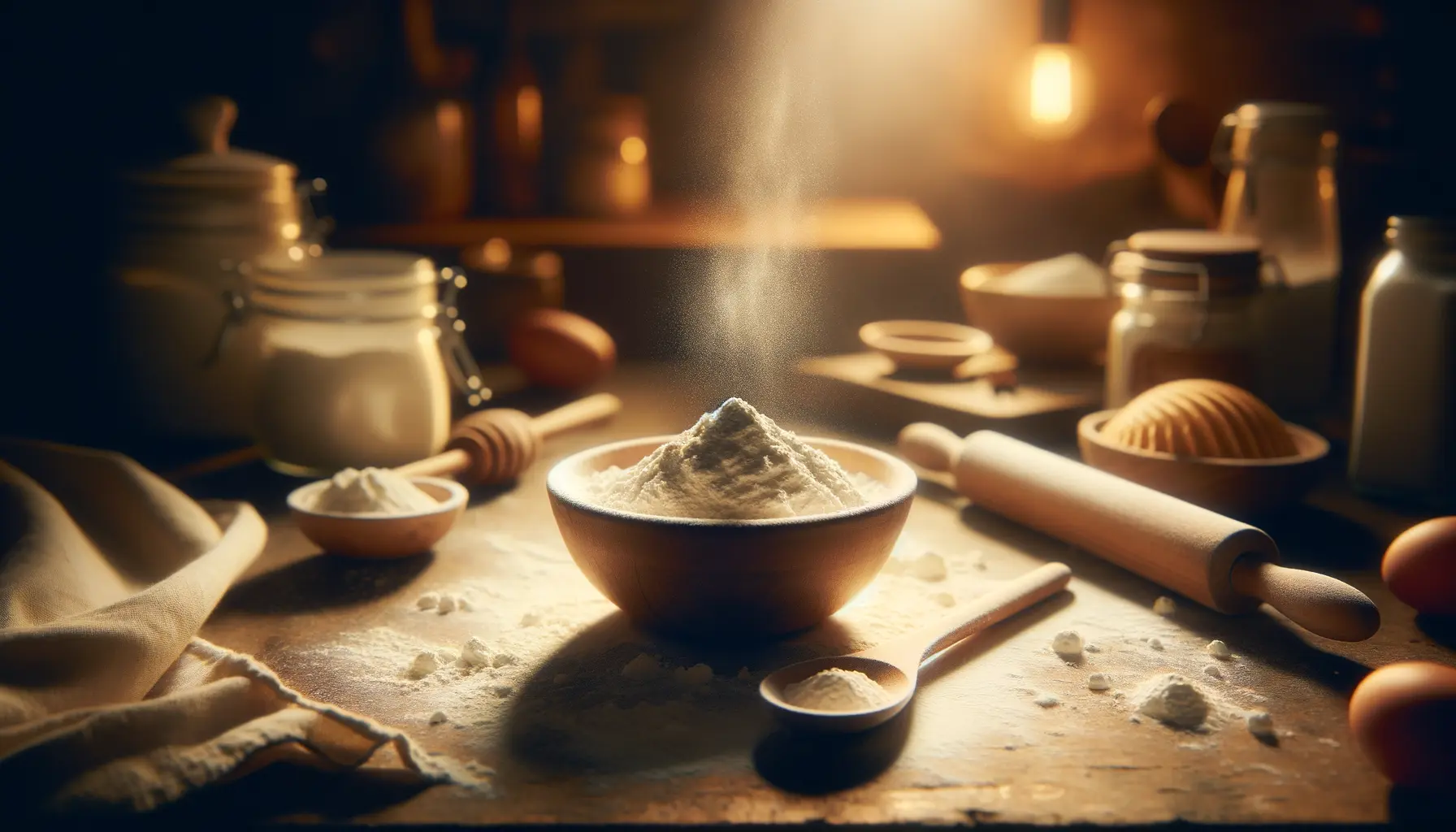 Backpulver mit Säure und Stärke als Backtriebmittel