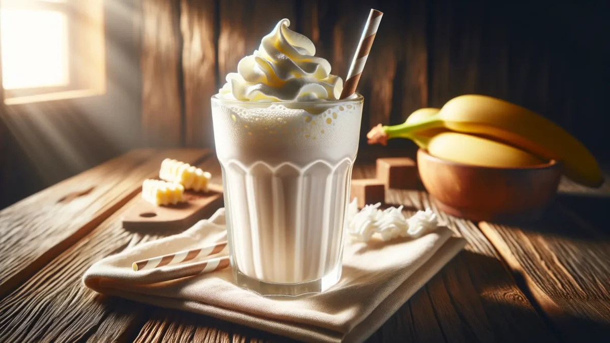 Leckerer Milchshake Rezept 2025 im Glas mit Sahne und Strohhalm