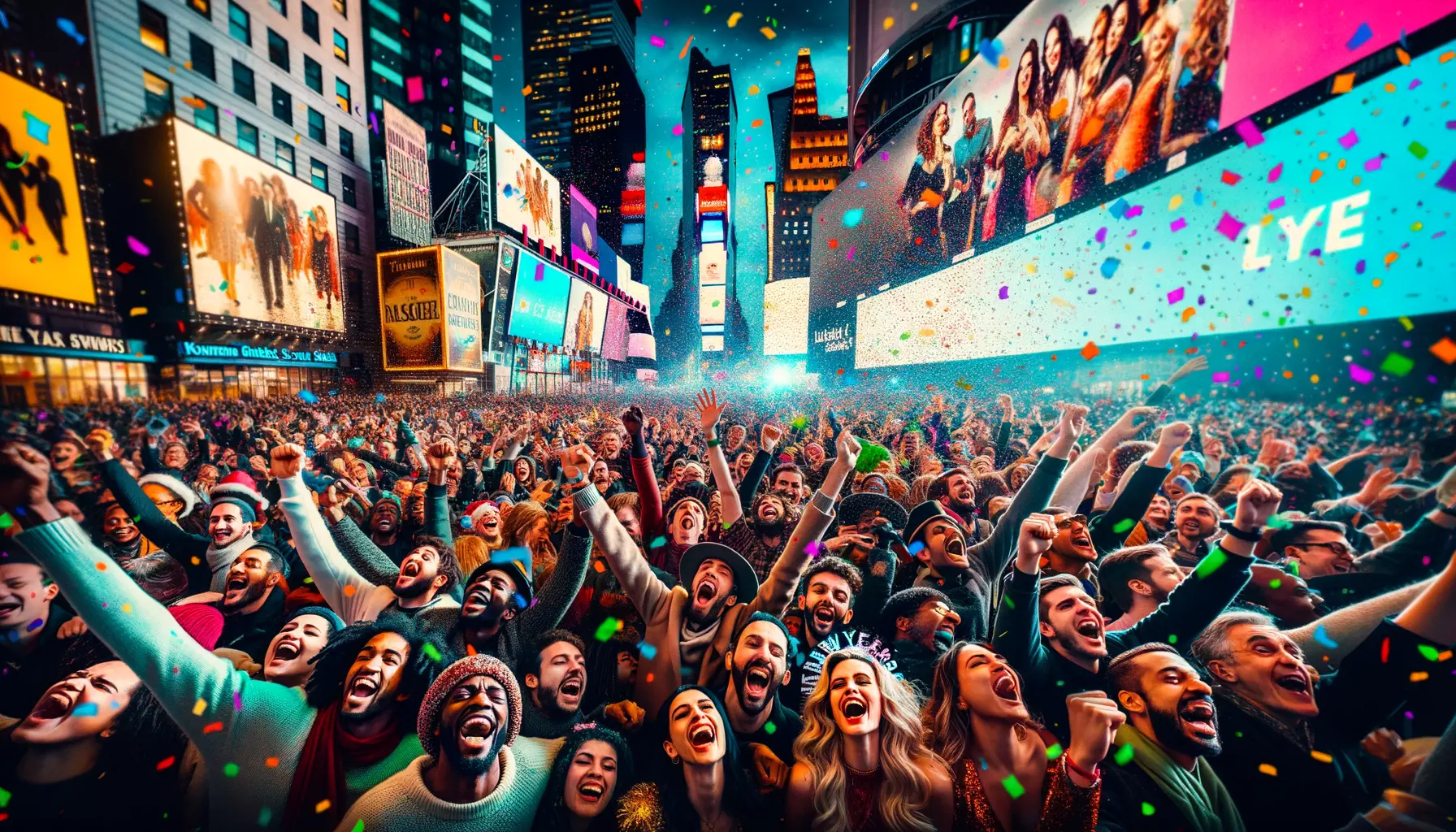 Silvester in Amerika: Times Square Ball Drop in New York