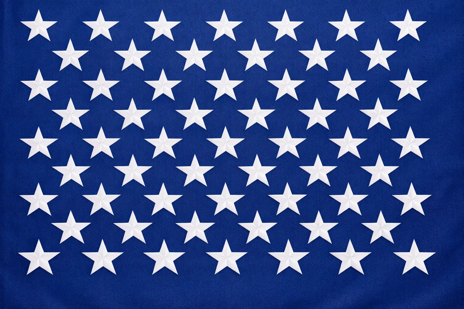 Sterne Anordnung amerikanische Flagge 50 Sterne Muster